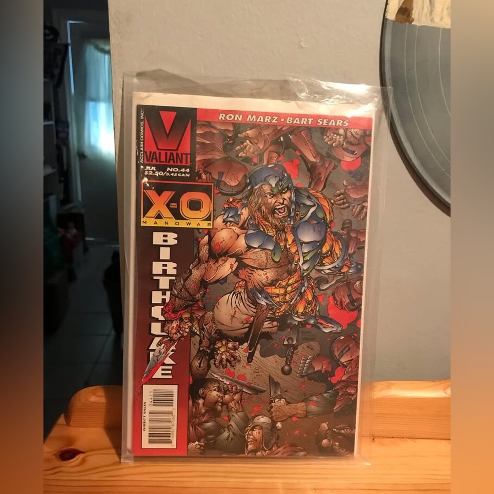 1995 X O M A N O W A R No. 44 comic book